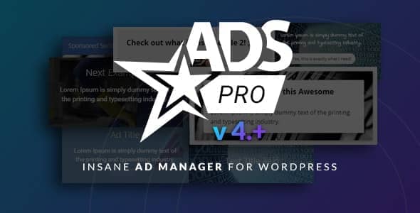 Ads Pro Plugin – 多功能WordPress广告管理