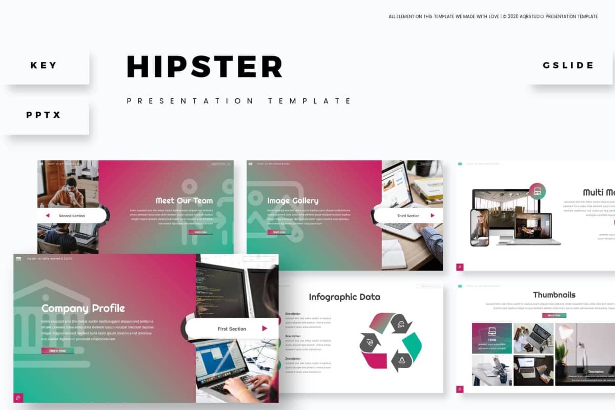 Hipster – 演示模板
