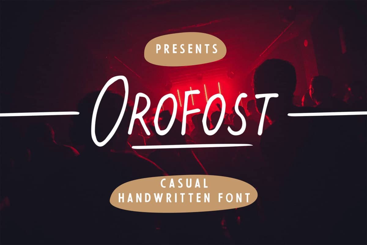 Orofost – Casual Handwritten Font