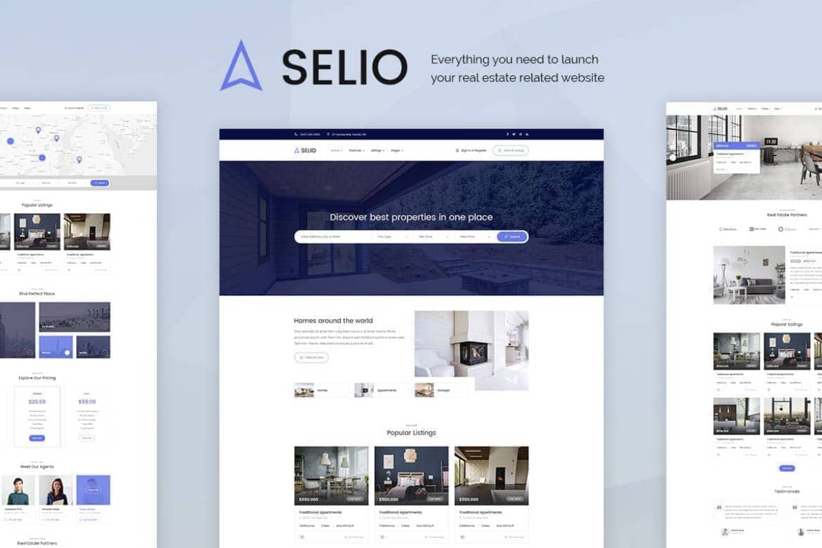 Selio-房地产目录WordPress主题