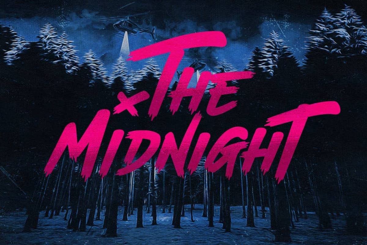 The Midnight – Font + Illustrations