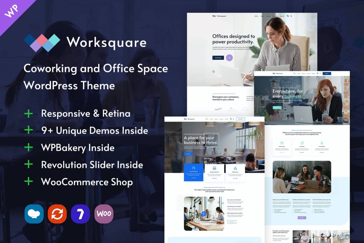 Worksquare-联合办公空间WordPress